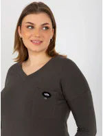 Blúzka RV BZ 8475.81 tmavá khaki