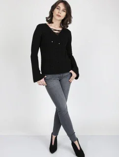 Kylie SWE 117 Sveter čierny - MKMSwetters