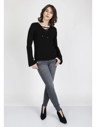 Kylie SWE 117 Sveter čierny - MKMSwetters