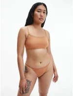 Dámske tangá 2pack QD3788E - W5K - Hnedá - Calvin Klein Dámske tangá 2pack QD3788E - W5K - Hnedá - Calvin Klein