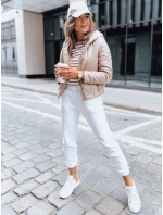 Dámska prešívaná prechodná bunda LILYWOOL camel FashionStreet TY3715