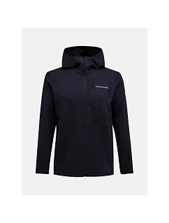 Pánska mikina PEAK PERFORMANCE M Trail Polartec Zip Hood, čierna