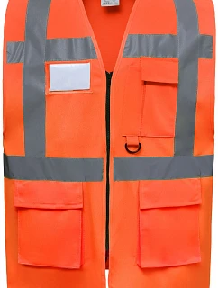 Yoko HVW 801 Hi-Vis multifunkčná vesta 79.W801 hi vis oranžová