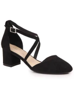 Sergio Leone W SK365A čierne sandále s remienkami Sergio Leone W SK365A čierne sandále s remienkami