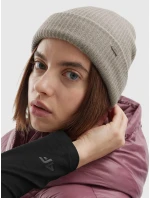 Dwuwarstwowa Czapka Damska 4F 4FAW23ACAPF291-83S Beżowa