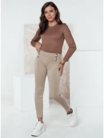 Dámske nohavice MODSTORY beige FashionStreet UY2179