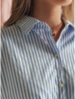 Dámske dlhé oversize tričko BLUSENA FashionStreet DY0456 v jednej veľkosti