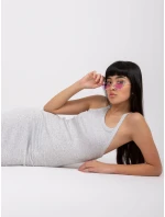 Šaty D16005W30308A svetlo sivé