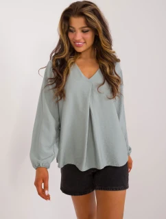 Blúzka D60082M11180B pistáciová