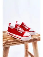 Dětské látkové tenisky BIG STAR KK374071 červená Dětské látkové tenisky BIG STAR KK374071 červená