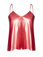 Dámsky saténový top Karen Salmon - DKaren Dámsky saténový top Karen Salmon - DKaren