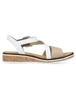 Pohodlné kombinované sandále Rieker W RKR678 Pohodlné kombinované sandále Rieker W RKR678