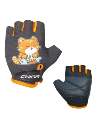 Rukavice CHIBA COOL KIDS black cat M