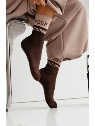 Dámske ponožky Keep Moving Chocolate Dámske ponožky Keep Moving Chocolate