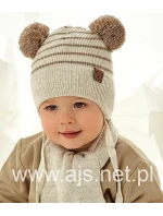 AJS set 48-317 Chlapčenská čiapka + šatka