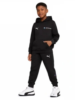 Detská mikina s klokankou Puma BMW MMS čierna