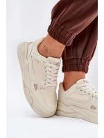 Damskie Sneakersy Big Star NN274668 Beżowe