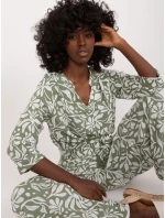 Blúzka D73771M11174A khaki farba