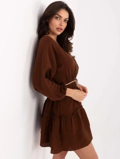 Šaty MI SK A5079.27 tmavohnedé