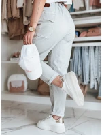 Dámske nohavice GOTRENDI svetlo šedé FashionStreet UY2529 Dámske nohavice GOTRENDI svetlo šedé FashionStreet UY2529