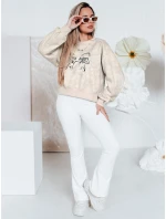 Dámska krátka nadrozmerná mikina s motívom kravaty DENVIS svetlo sivá FashionStreet BY1424 Dámska krátka nadrozmerná mikina s motívom kravaty DENVIS svetlo sivá FashionStreet BY1424