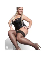 Dámske samodržiace pančuchy Adrian Bella Size ++ 15 den