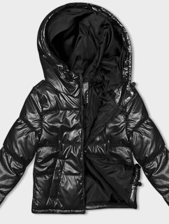 Dámska krátka bunda Oversize Black (5M3193-392)