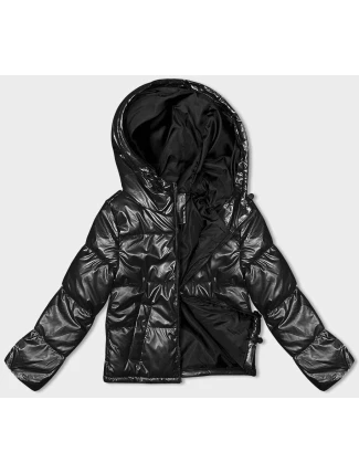 Dámska krátka bunda Oversize Black (5M3193-392)