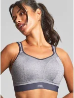 Športová podprsenka 7341B Non Wired Bra charcoal marl grey - Panache