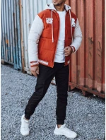 Pánska zimná bunda s kapucňou červená FashionStreet TX4877 Pánska zimná bunda s kapucňou červená FashionStreet TX4877