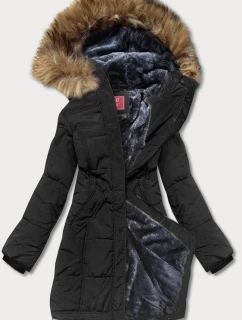Dámska zimná bunda čierna (M-21305)