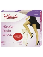 Pančuchové nohavice z priadze Lycra Fusion, na ktorom nikdy netečú oká ABSOLUT RESIST 20 DEN - BELLINDA - almond