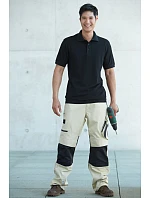Daiber JN 830 Pánske pracovné polo tričko z piké 02.0830 stone Daiber JN 830 Pánske pracovné polo tričko z piké 02.0830 stone