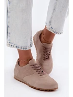 Dámske béžové barefoot topánky z prírodného semišu Zazoo N1422 Dámske béžové barefoot topánky z prírodného semišu Zazoo N1422