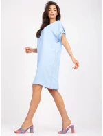 Šaty DHJ SK 0123.60P svetlo modrá