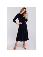 Dámske šaty M557 Tmavo modrá - MOE Dámske šaty M557 Tmavo modrá - MOE