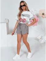 Dámske šortky MISSRUN šedé FashionStreet SY0425