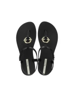 Ipanema Sandal Class Women's Flip Flop Sandals Fashion Black with Gold Women's