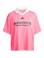 Adidas Tiro Q4 dámske tričko ružové JN2747 Adidas Tiro Q4 dámske tričko ružové JN2747