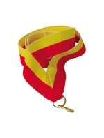 Stuha 11 mm - žltá a červená Stuha 11 mm - žltá a červená