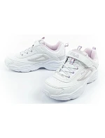 Fila Skye V detská športová obuv pre dievčatá na suchý zips white