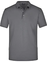 Daiber JN 708 Pánske polo tričko z pima piqué 02.0708 carbon Daiber JN 708 Pánske polo tričko z pima piqué 02.0708 carbon