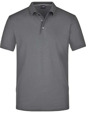 Daiber JN 708 Pánske polo tričko z pima piqué 02.0708 carbon Daiber JN 708 Pánske polo tričko z pima piqué 02.0708 carbon