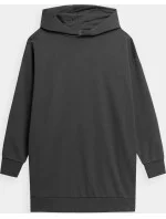 Dámska mikina H4Z22-BLD028 tmavo šedá - 4F