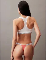 Dámske tangá 000QD5157E TBK coral - Calvin Klein