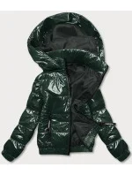 Zelená dámska bunda (B9785-10) Zelená dámska bunda (B9785-10)