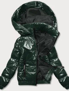 Zelená dámska bunda (B9785-10)