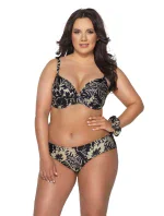 Dámske brazílske plavky SF 185/5/B Mocca with Black - Ava