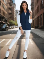 Dámska tmavomodrá vesta ROSILA FashionStreet TY2583 Dámska tmavomodrá vesta ROSILA FashionStreet TY2583