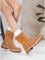 Dámske semišové ťavie čižmy FashionStreet ZY1278